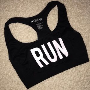 Ideology Racerback RUN sports bra.
